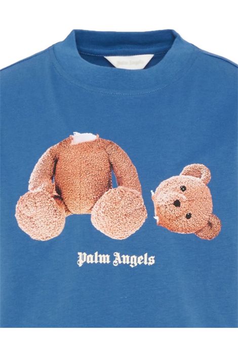 T-shirt con stampa orso PALM ANGELS | PBAA003S26JER001060